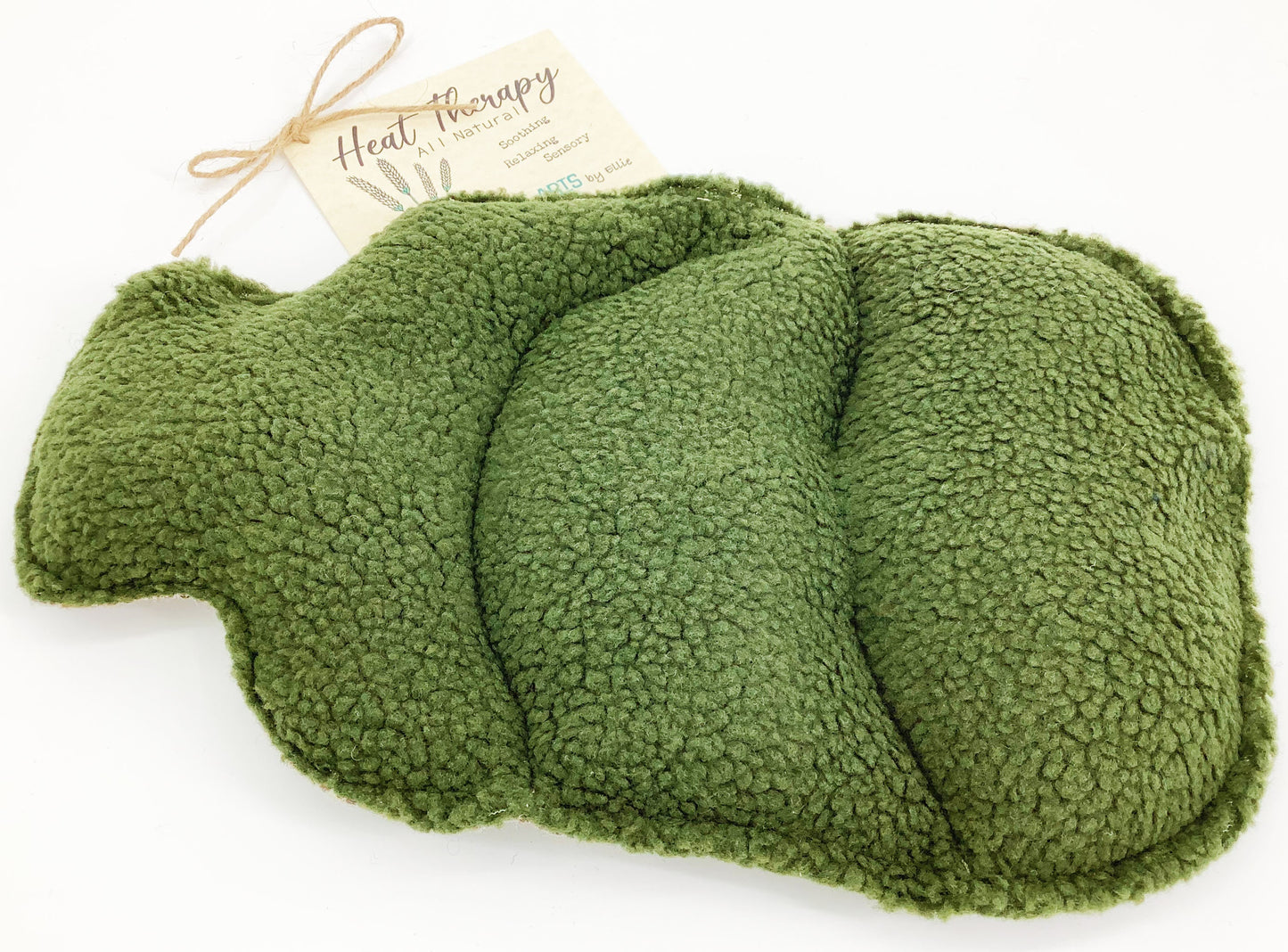 Frog Wheat Bag. Harris Tweed Wool Applique & Sherpa Fleece. Hot Water Bottle Option. Scented or Unscented Mindfulness Gift. Handmade