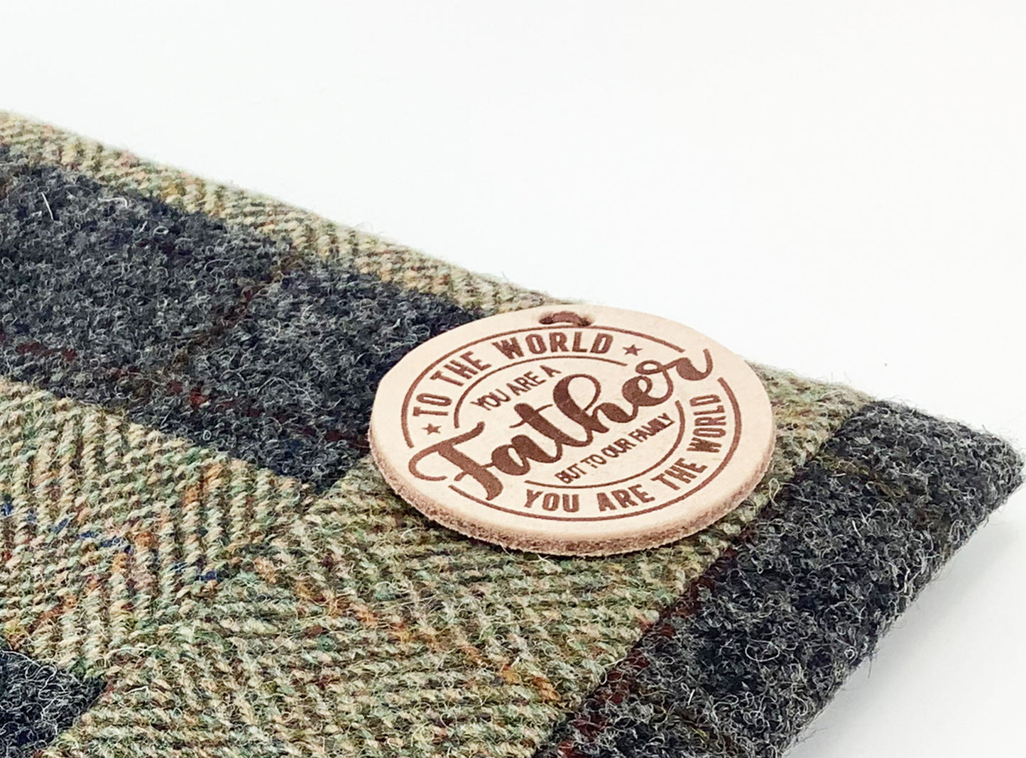 Harris Tweed iPad Case. 10" Patchwork Tablet Sleeve. Gift for Dad
