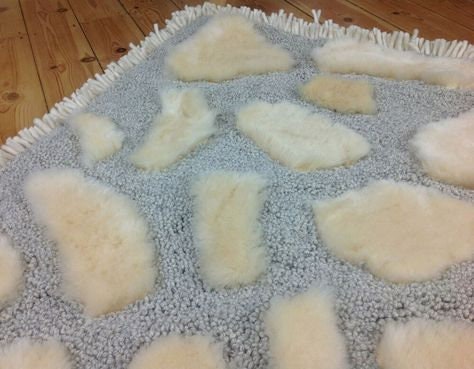 Natural Un-Dyed Punch Needle Yarn. 100% Wool Creative Weaving, Rug Making, Tapestry. Chunky