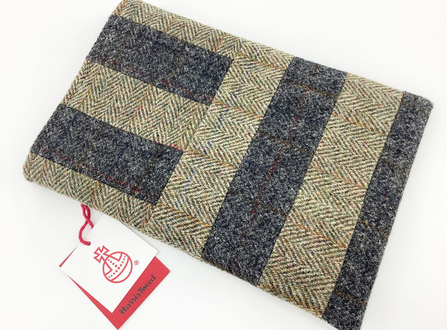Harris Tweed iPad Case. 10" Patchwork Tablet Sleeve. Gift for Dad