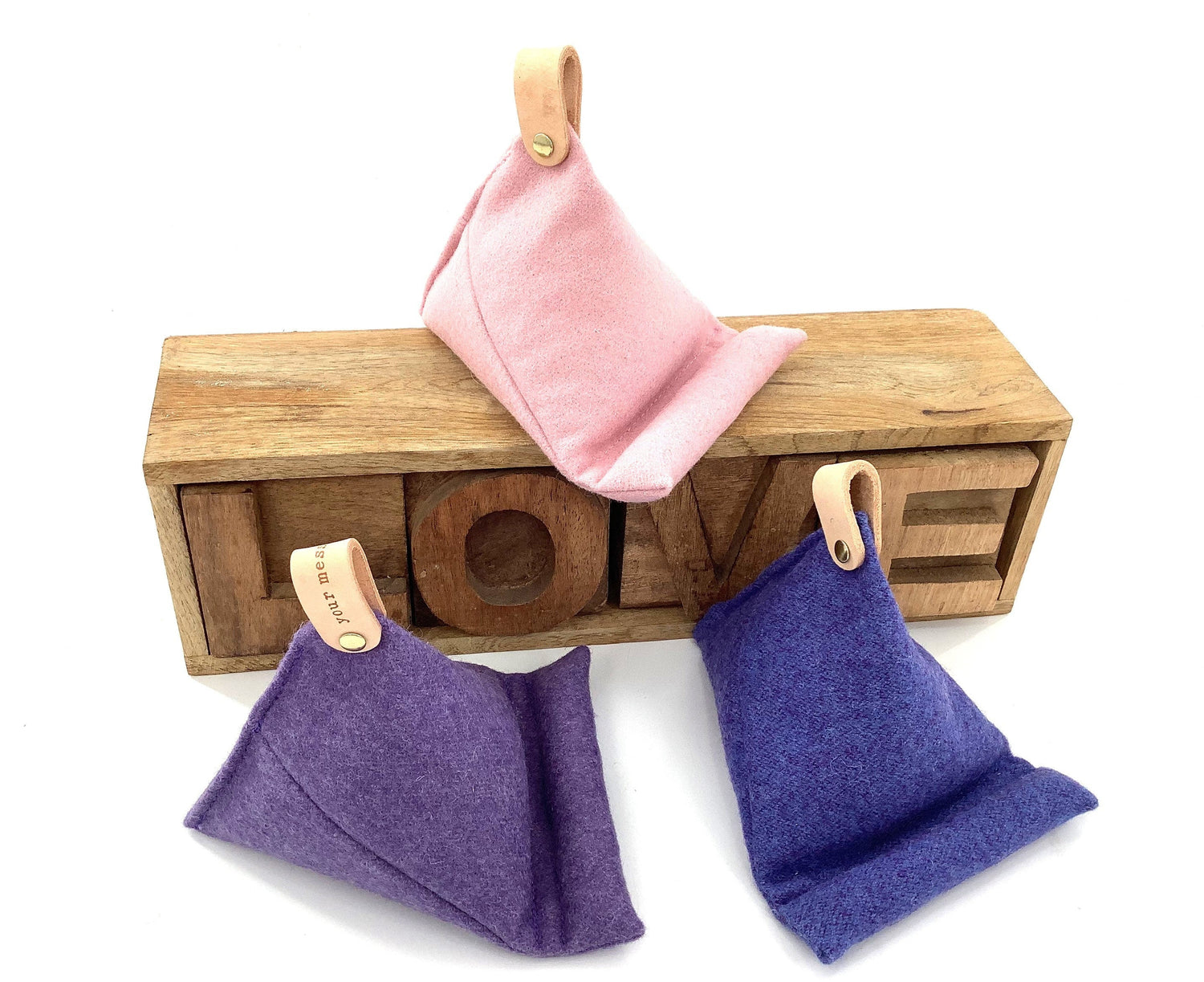Wool & Cotton Phone or Tablet Stands