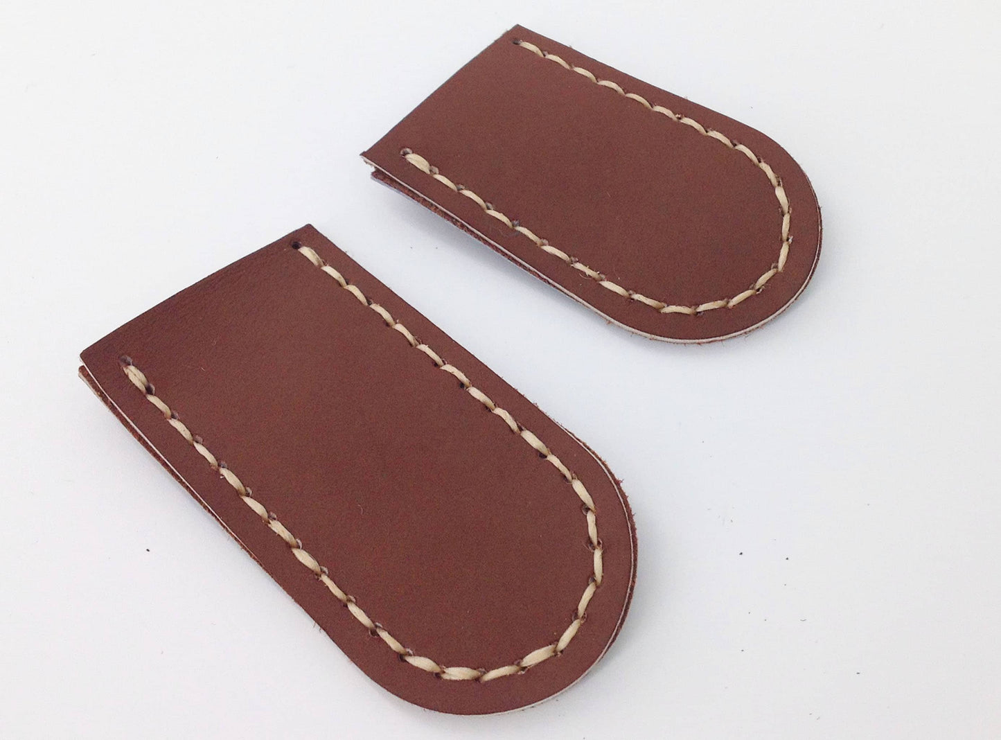 Hessian Needle Felting Mats Set Large and Smal with Hand Stitched Leather Hide Finger Protectors .  Pre Filled Mats Blue and Natural Colours