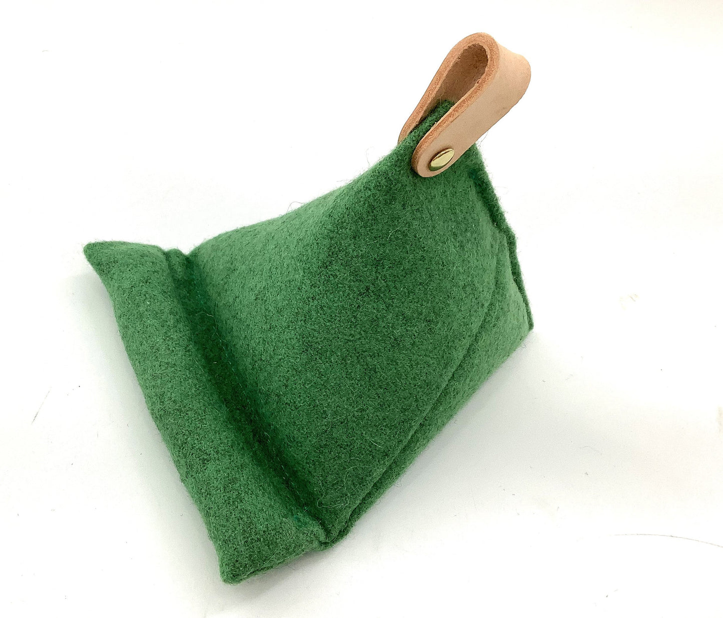 Kindle, Phone or Tablet Custom Weighted Bean Bag in Pure Wool. Sturdy Enough to hold Any Size. Personalised Gift