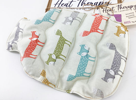 Fox Wheat Bag. Hot Water Bottle Shaped Heat Pack. Handmade Warming Fox Lovers Gift