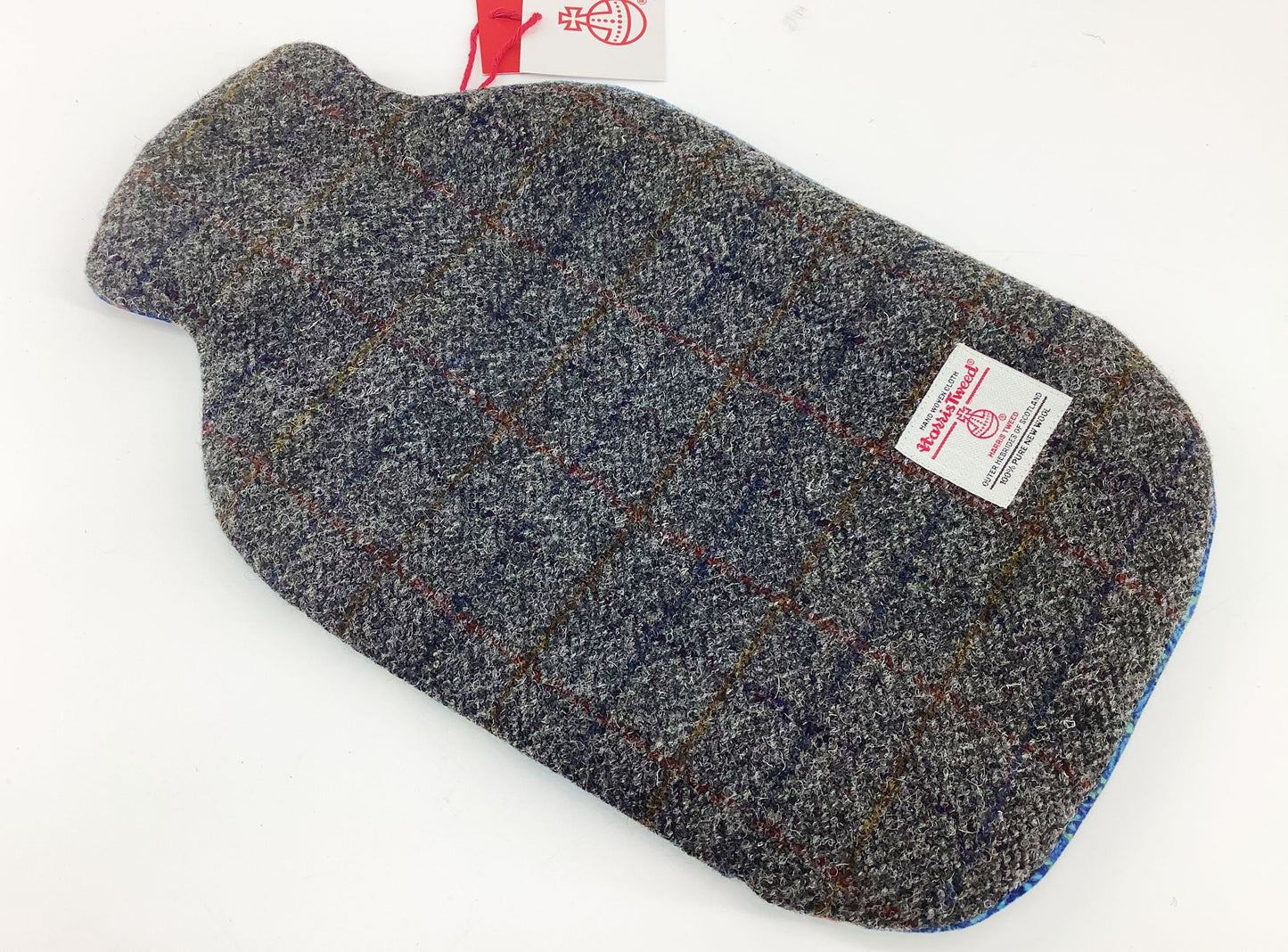 William Morris Harris Tweed Hot Water Bottle Cover. Fits a 2L Bottle Shaped Wheat Bag Heat Pack
