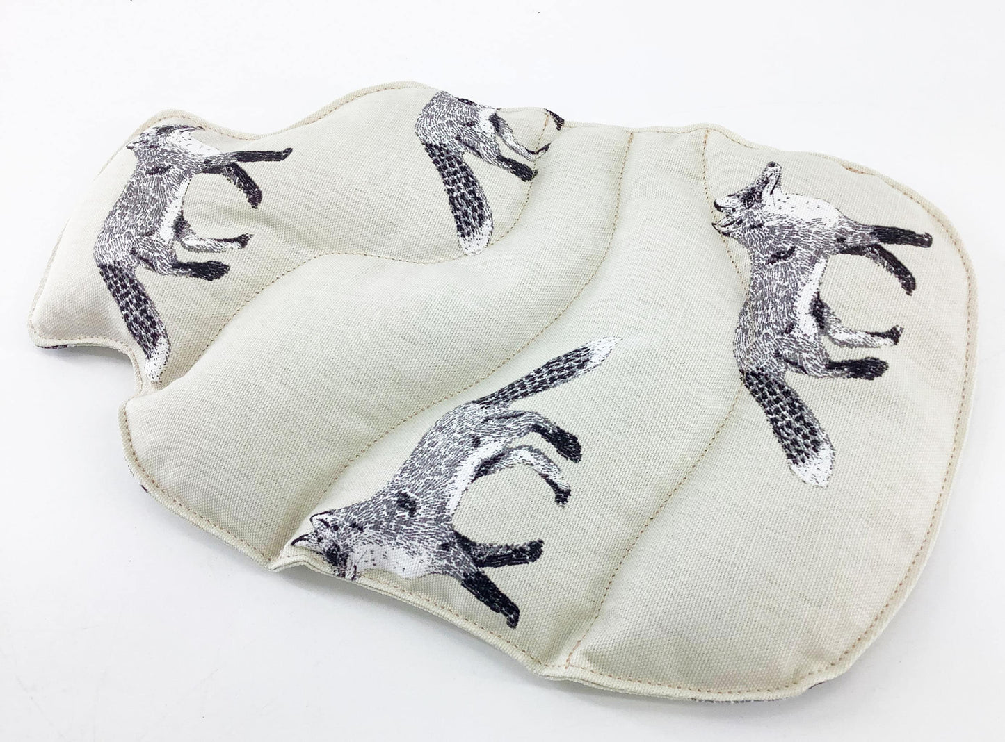 Wheat Bag. Fox Themed Microwave Hot Water Bottle Shaped Heat Pack. Scented or Unscented Hands Crafted Fox Lovers Gift
