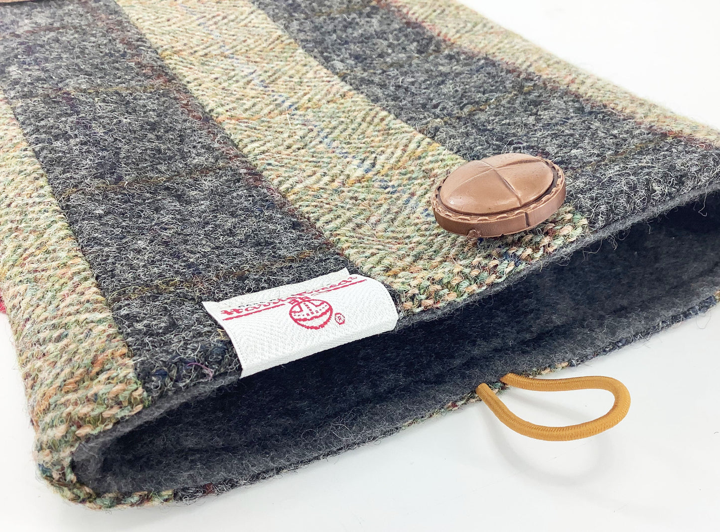 Harris Tweed iPad Case. 10" Patchwork Tablet Sleeve. Gift for Dad