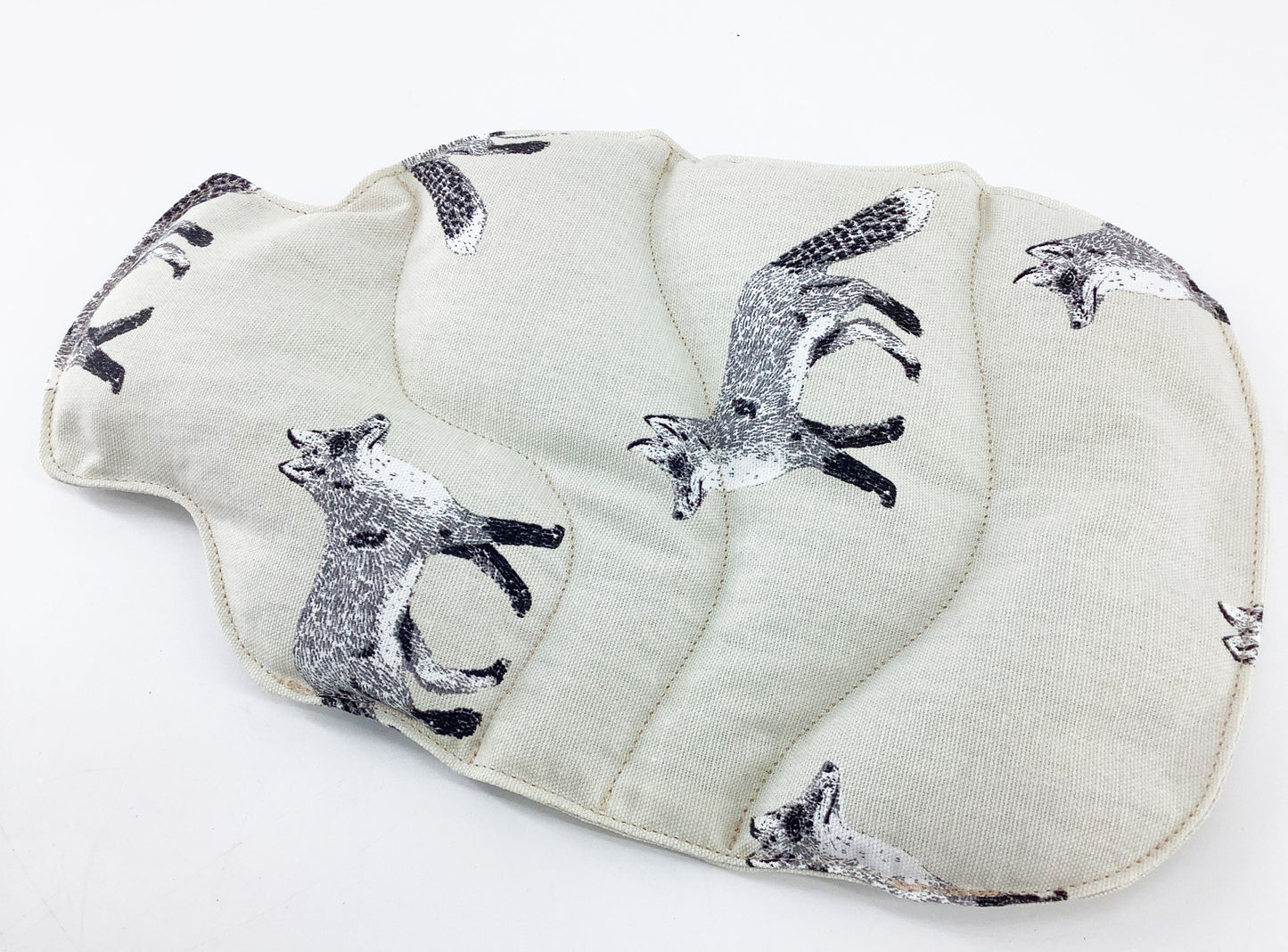 Wheat Bag. Fox Themed Microwave Hot Water Bottle Shaped Heat Pack. Scented or Unscented Hands Crafted Fox Lovers Gift