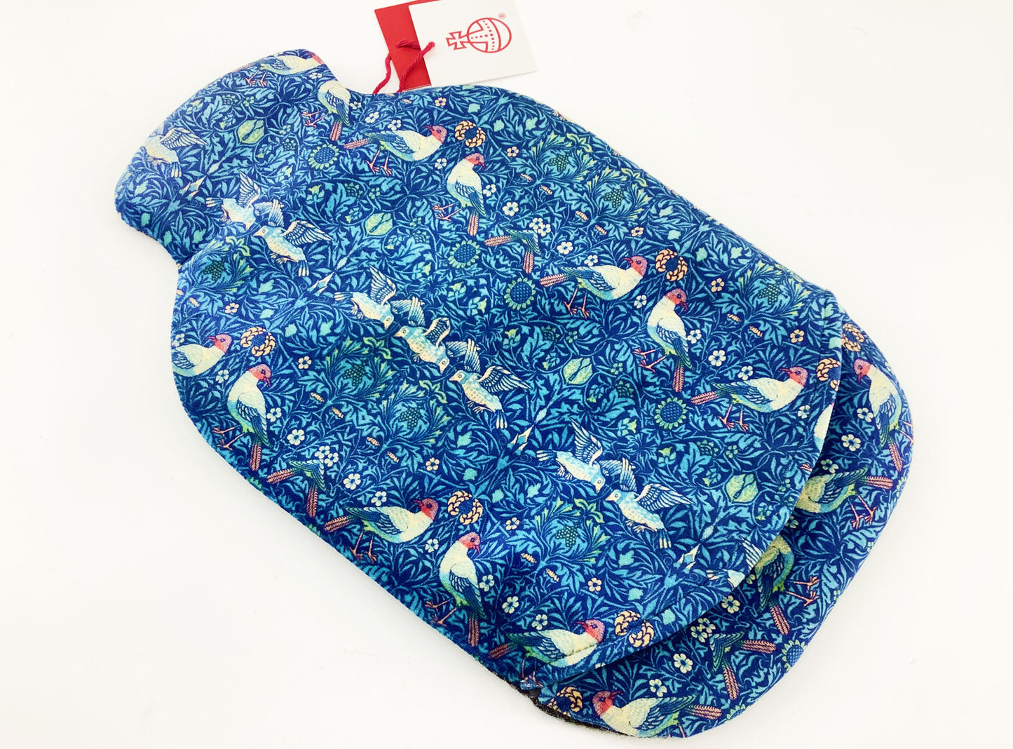 William Morris Harris Tweed Hot Water Bottle Cover. Fits a 2L Bottle Shaped Wheat Bag Heat Pack