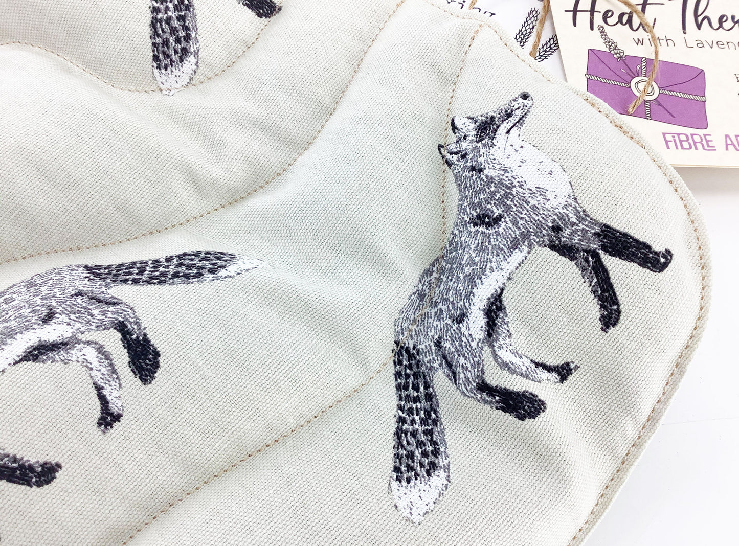 Wheat Bag. Fox Themed Microwave Hot Water Bottle Shaped Heat Pack. Scented or Unscented Hands Crafted Fox Lovers Gift