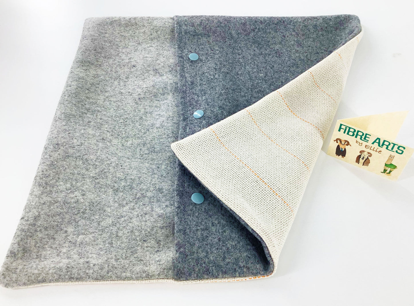 Rag Rug Kit. No Sew Wool Cushion Kit. Rug Hook, 100% Wool Fabric. Wool Cushions and Cotton Monks Cloth
