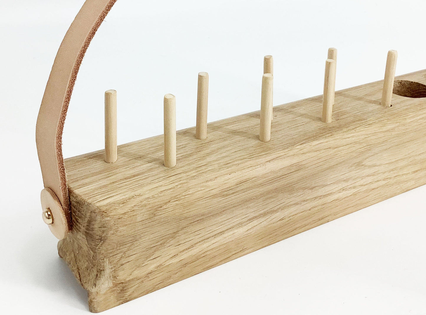 Oak Wooden Bobbin Spool Thread Stand Holder Bee Pin Cushion Set. Scissor, Tools, Cotton Reels Bobbins Display. Handmade Sewing Gift
