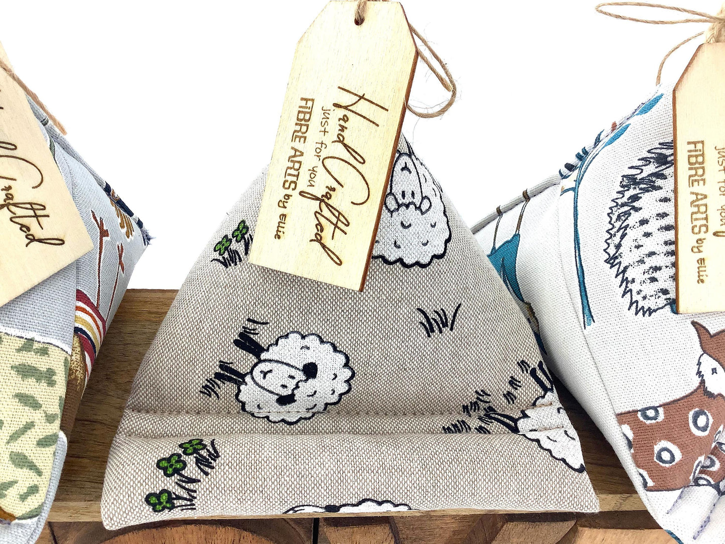 Sheep Mobile Phone. Kindle, iPad or Tablet Stand. Weighted, Sturdy and Washable. Hen, Fox Small Yet Mighty Cotton Hand Crafted Gift
